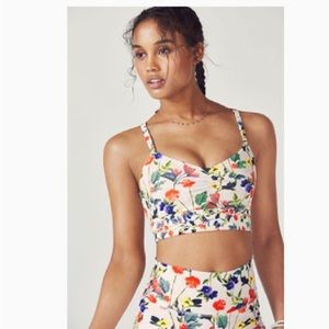 Fabletics Floral Sports Bra NWOT